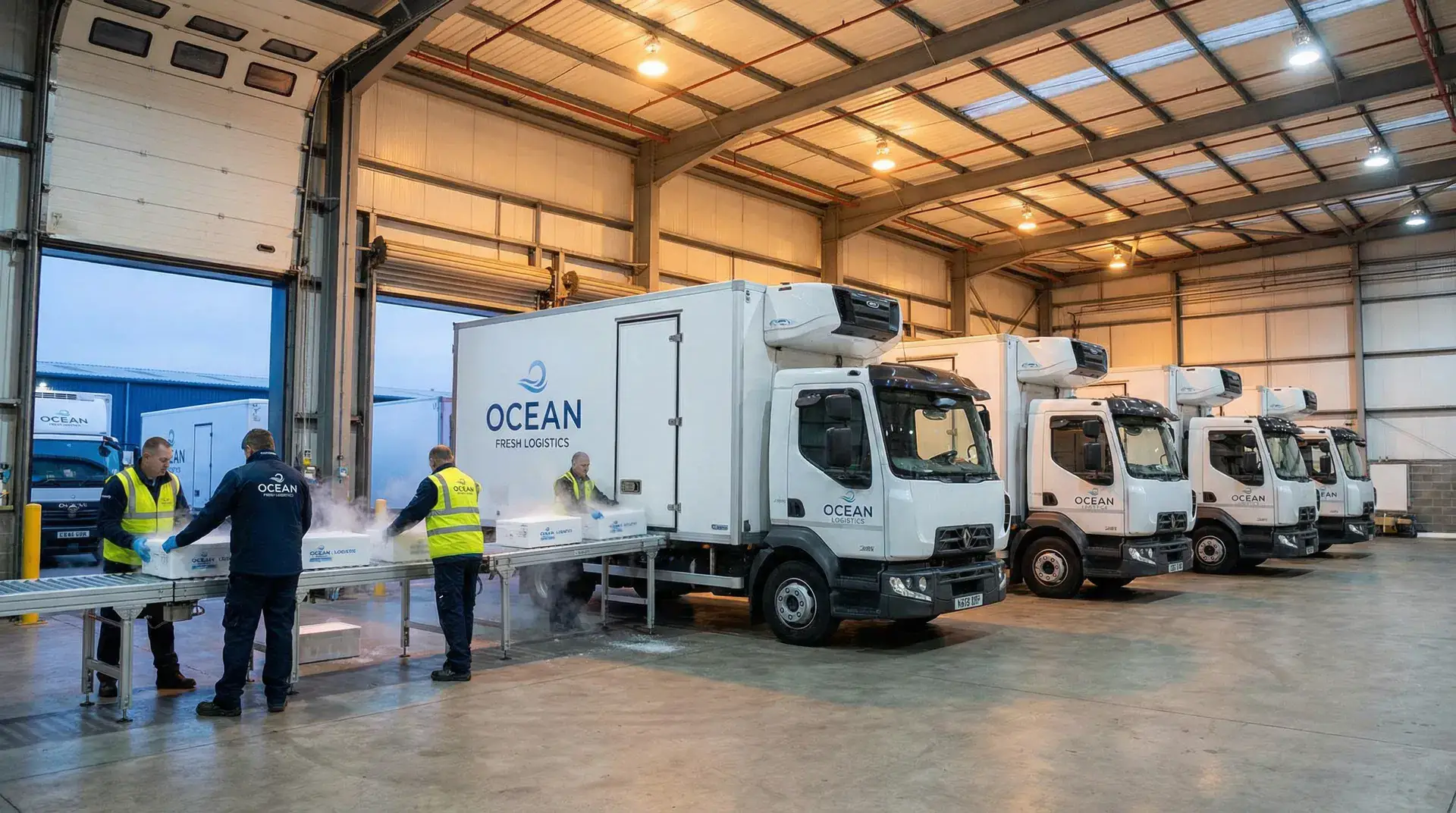 Refrigerated delivery fleet